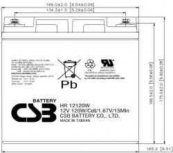 Схема CSB - HR 12120W