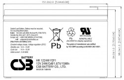 Схема CSB - HR 1224W